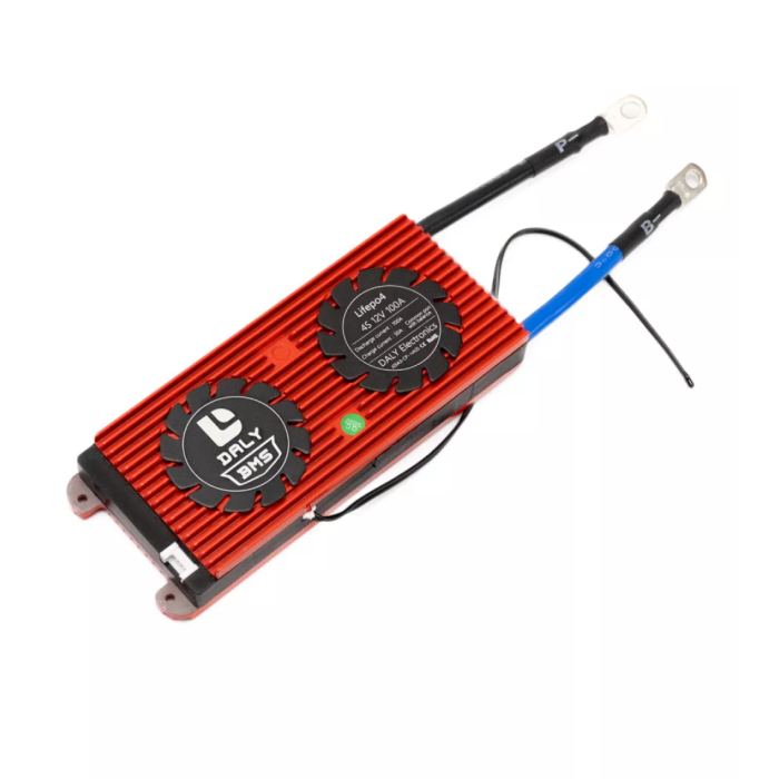 Плата защиты Daly для Li-ion батарей 4S 12В 100А (с функцией балансировки и термозащитой)